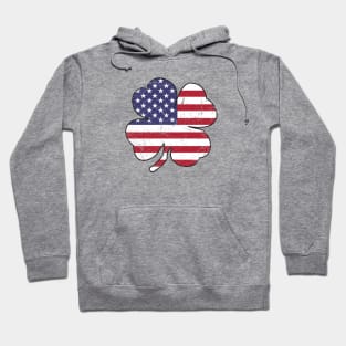 American Flag Shamrock Hoodie